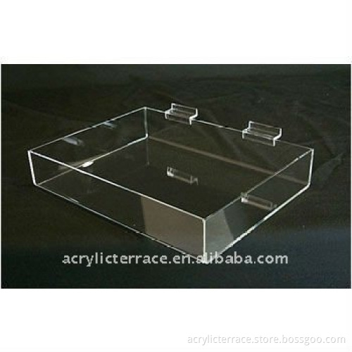 Clear Saltwall Display Shelf Tray